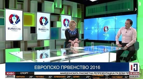 Влатко Колев гостин во ТВ Нова, во стручна анализа на европското фудбалско првенство
