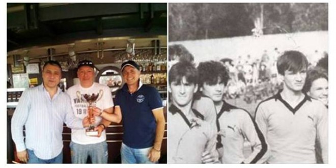 (ФОТО) Панчев, Мутибариќ и Аврамовски го дадоа шампионскиот пехар на Вардар за музејот освоен 1984г. во финалето на Купот на СФРЈ во младинска конкуренција
