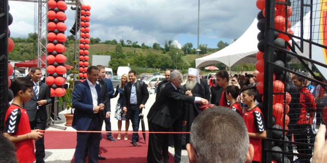 На денешен пред една година беше свечено отворена академијата на ФК Вардар