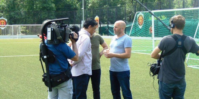 ТВ екипа од Келн дојде да прави репортажа со Дарко Панчев