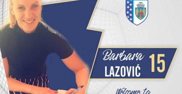 Барбара Лазовиќ потпиша за ЧСМ Букурешт