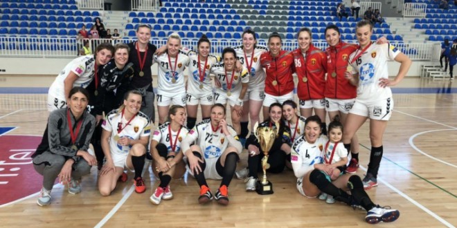 Трофејот за ЖРК Вардар во регионалната лига, прв пораз во ова натпреварување од екипата на Крим