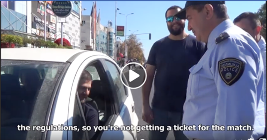 (ВИДЕО) Акција на РК Вардар: Кој вози одговорно си доби билети за ЛШ