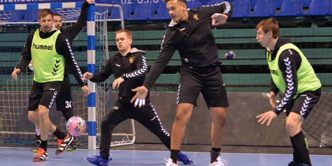 (ФОТО) Вардарци одржаа тренинг пред утрешното полуфинале против Брест Мешков