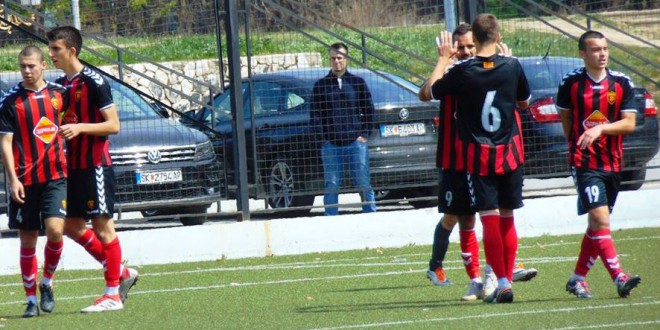 Кадетите поразени, младинците на ФК Вардар со нова висока победа, во дуелите со Брегалница