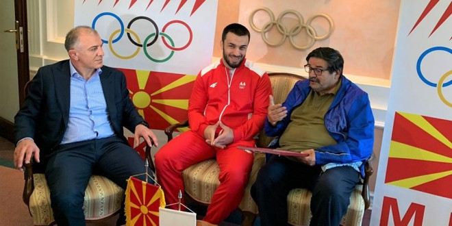 (ФОТО) Олимпиецот Нуров на прием во МОК, Меѓународната боречка федерација со меил го извести МОК за успехот