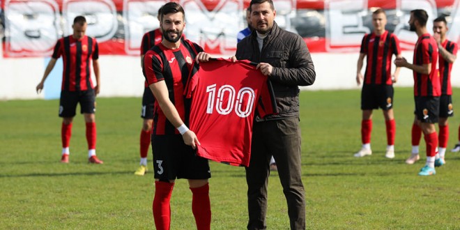 Дарко Глишиќ со јубилеј, 100 натпревари во дресот на Вардар