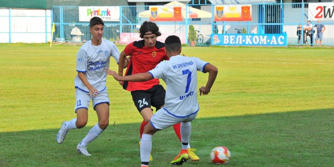 Против Победа од Прилеп, во 3.коло на младинската фудбалска Супер лига